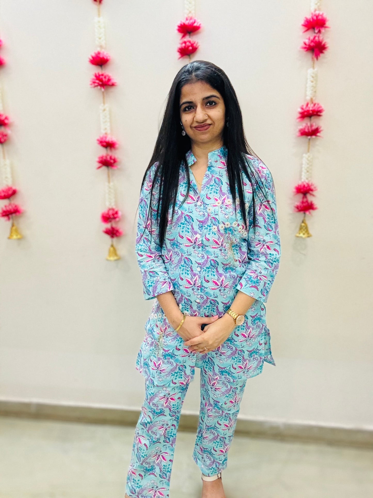 Elegant Floral Co-ord Set