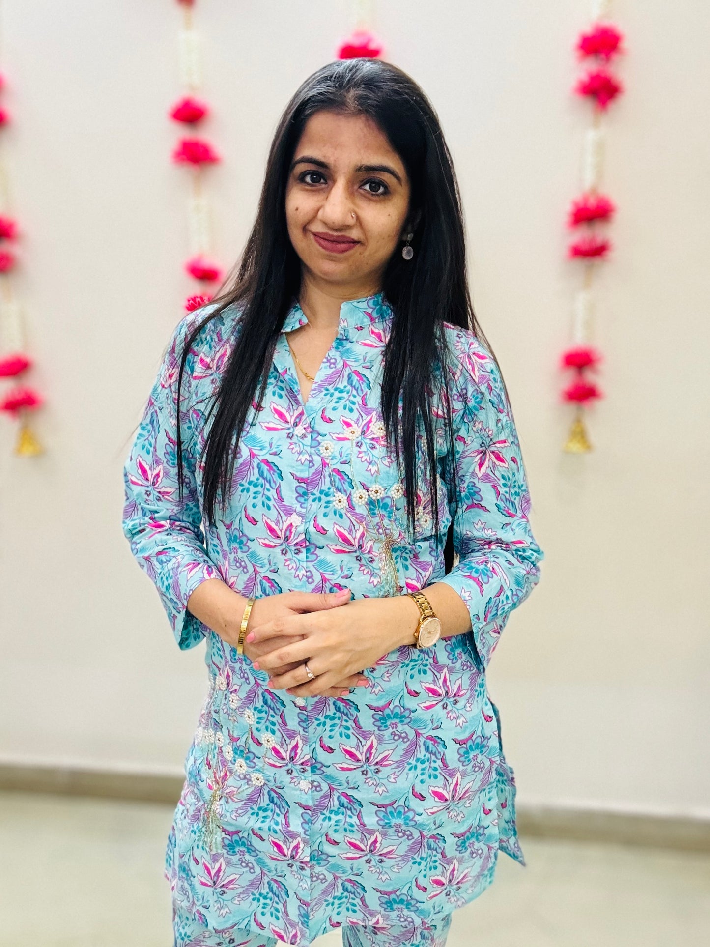 Elegant Floral Co-ord Set