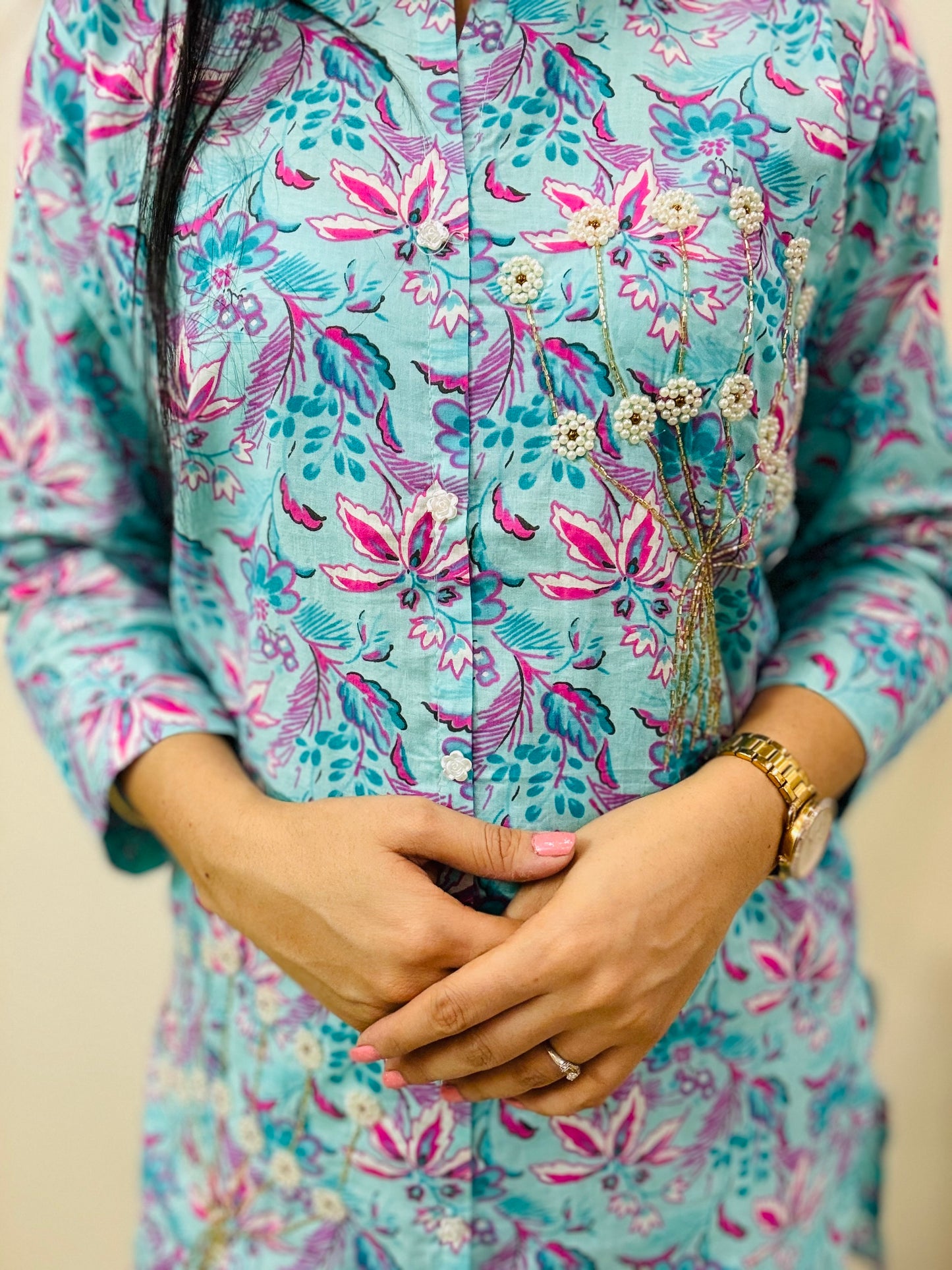 Elegant Floral Co-ord Set