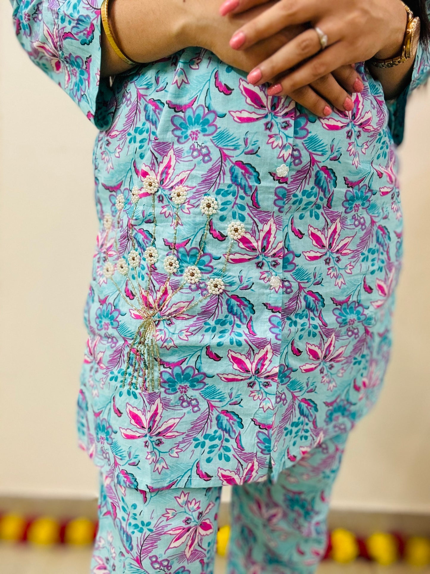 Elegant Floral Co-ord Set