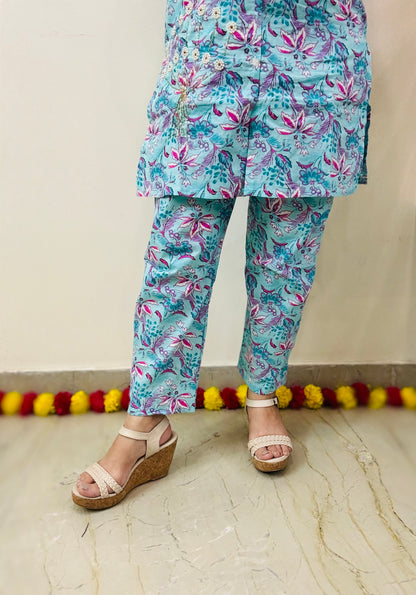 Elegant Floral Co-ord Set
