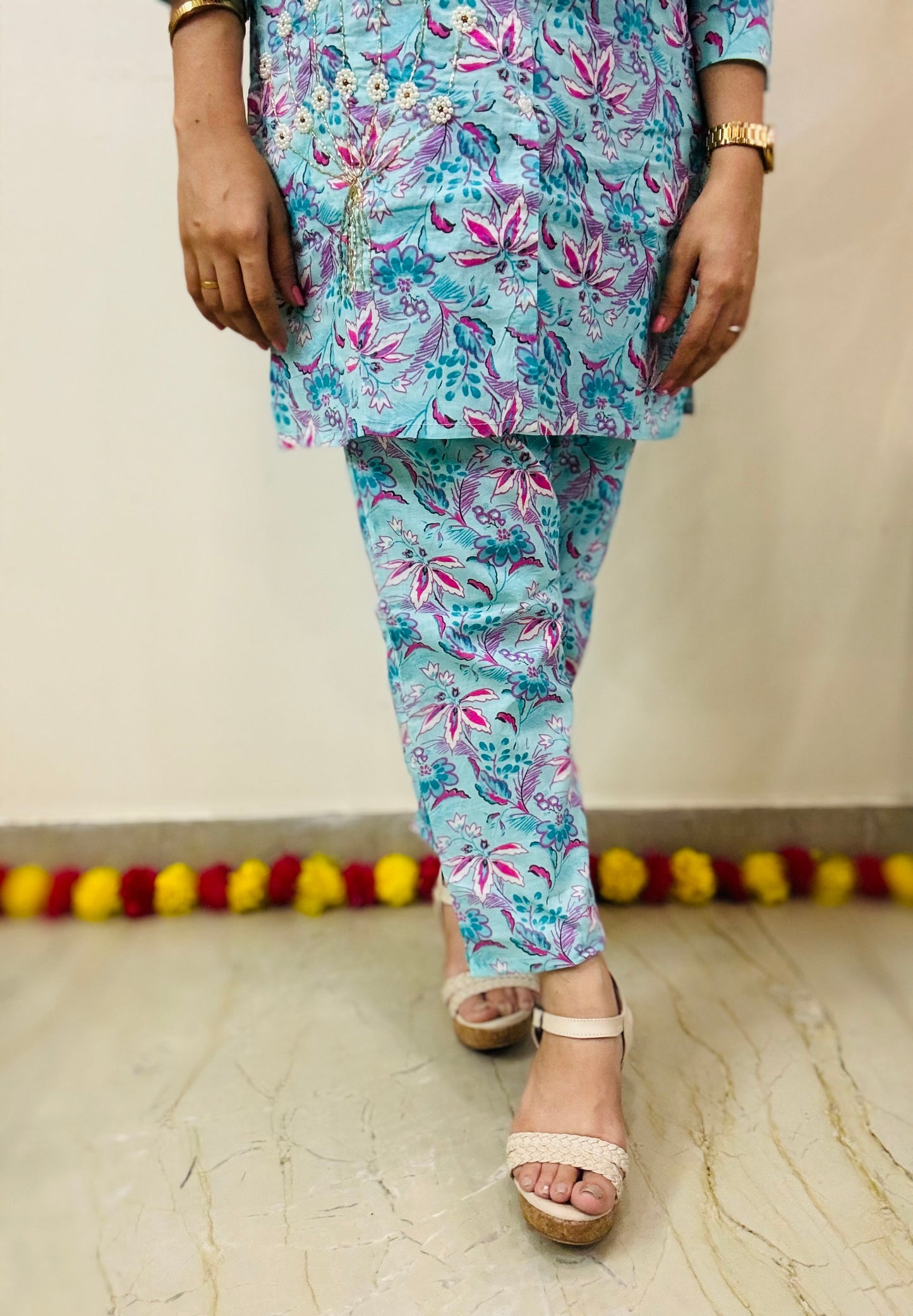Elegant Floral Co-ord Set
