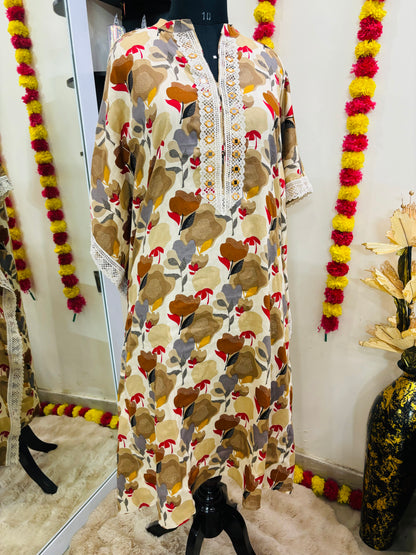 Sandy Spark Kaftan Set