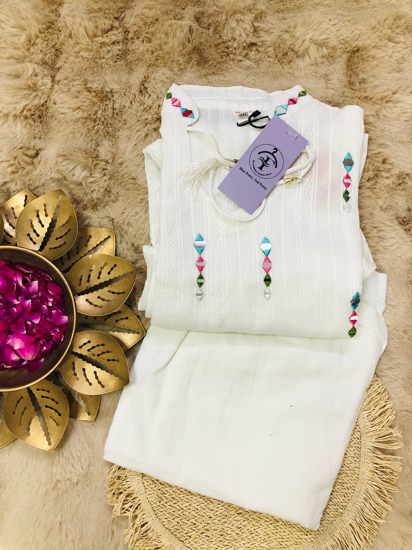 Noor-e-Sitara Mirror Work Co-ord Set