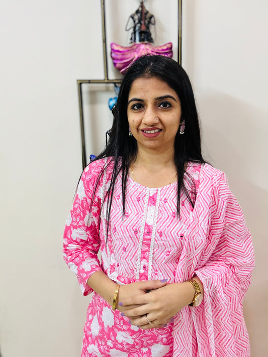 Spring Blush Suit Set