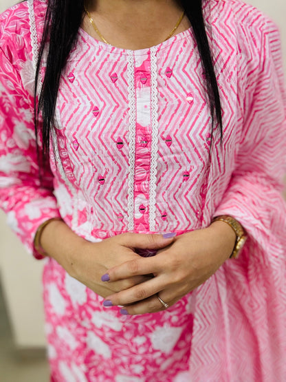 Spring Blush Suit Set