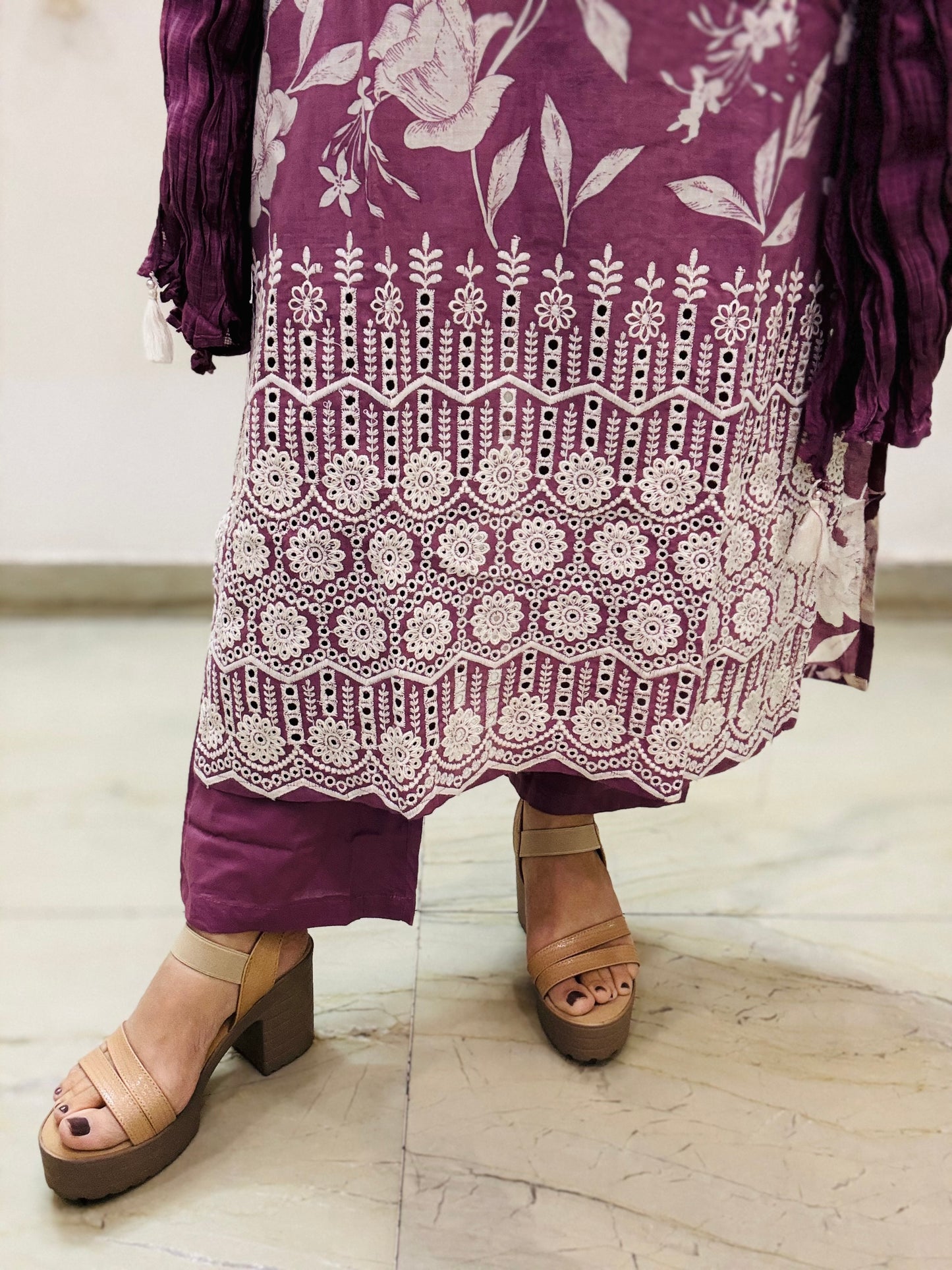 Mauve Blossom Suit Set