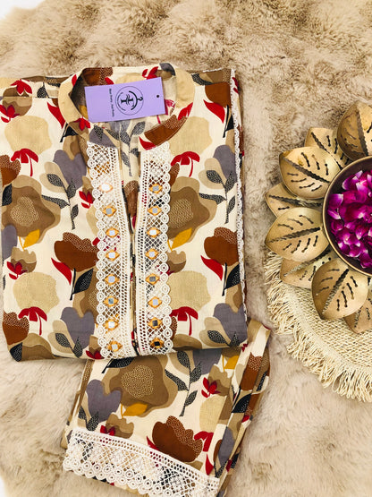 Sandy Spark Kaftan Set