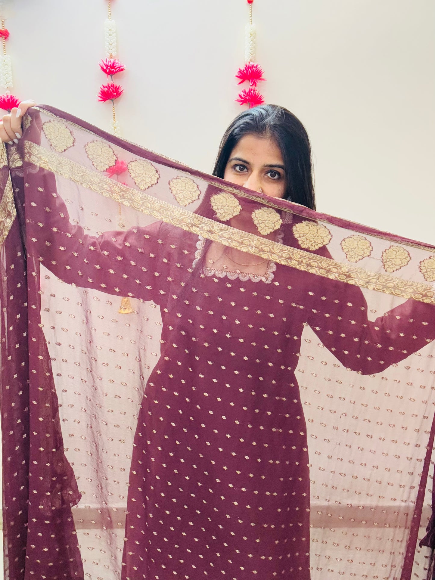 Silk Mocha Suit Set