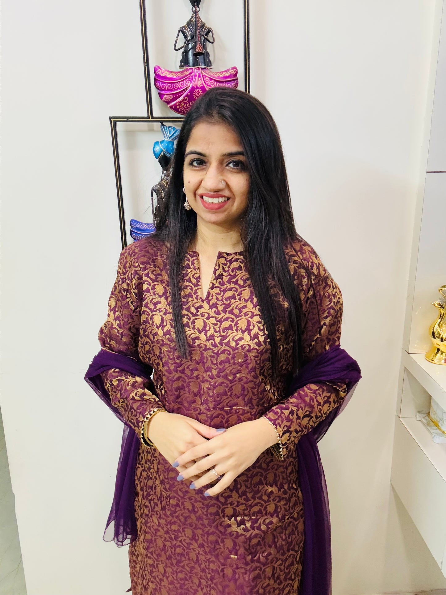 Brocade Bliss Suit Set