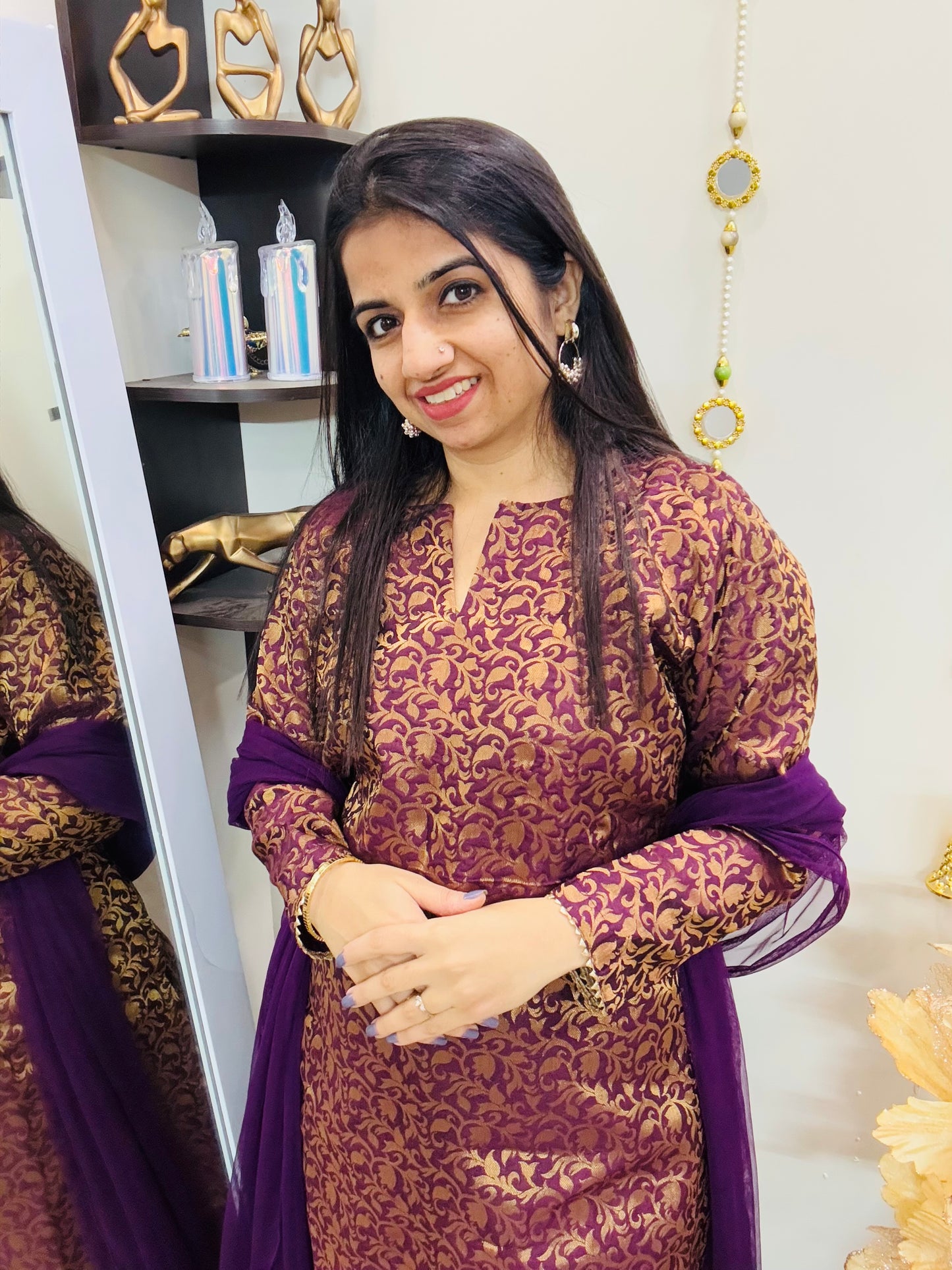 Brocade Bliss Suit Set