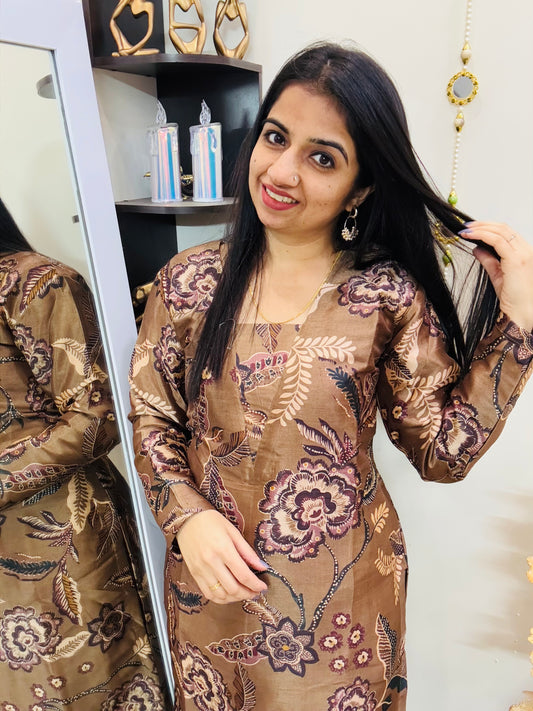 Silk Petals Kurti