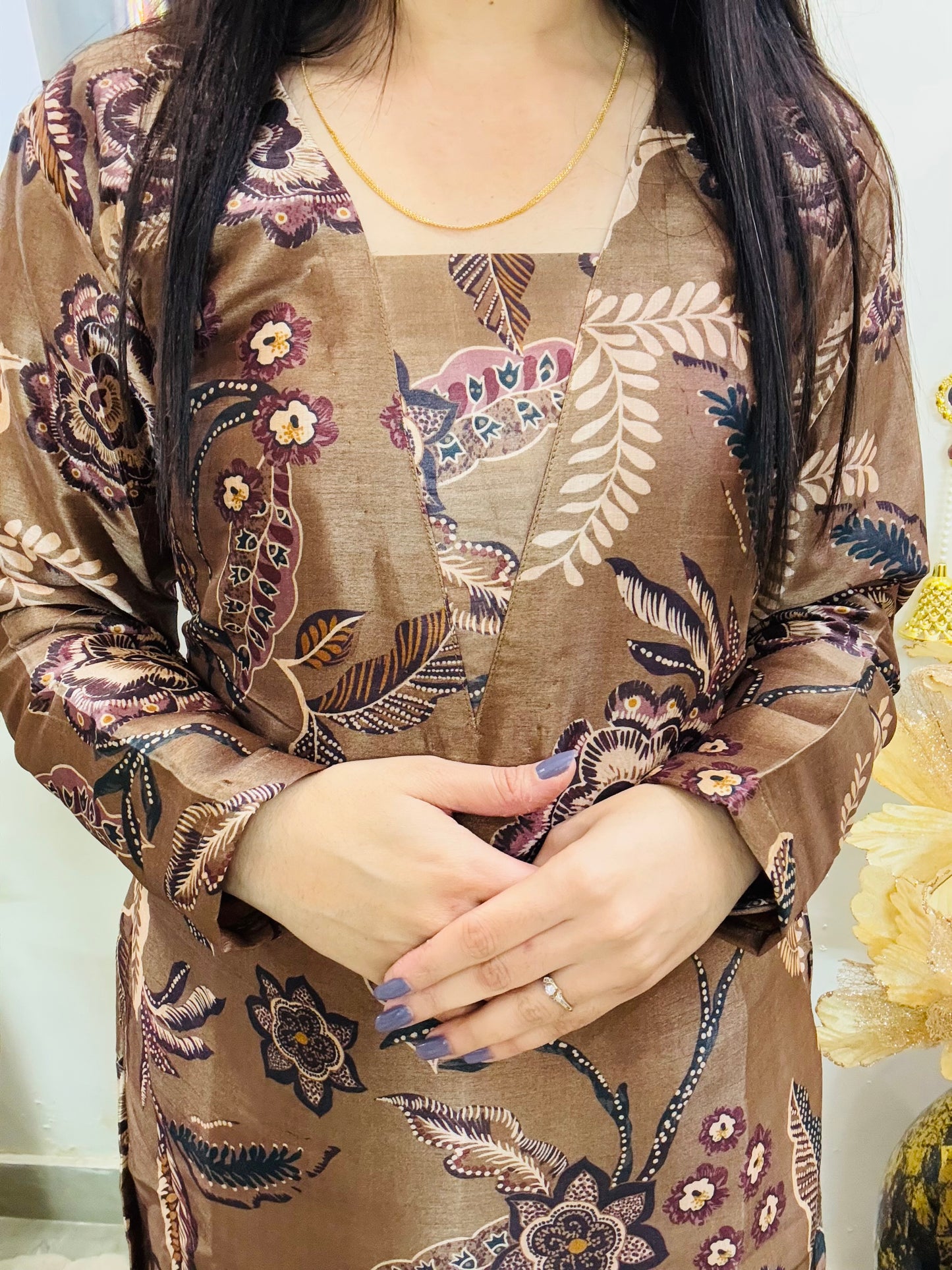 Silk Petals Kurti