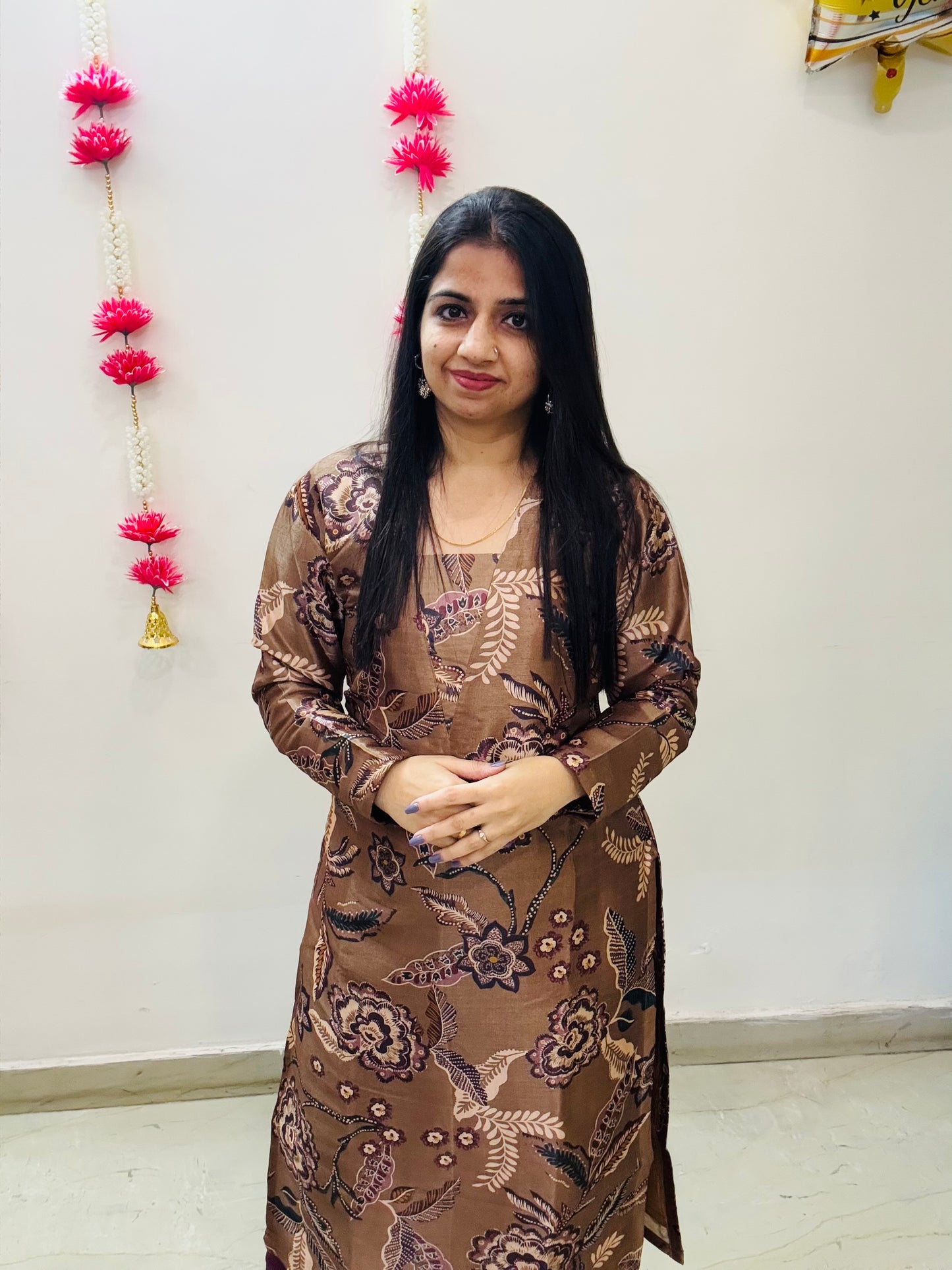 Silk Petals Kurti