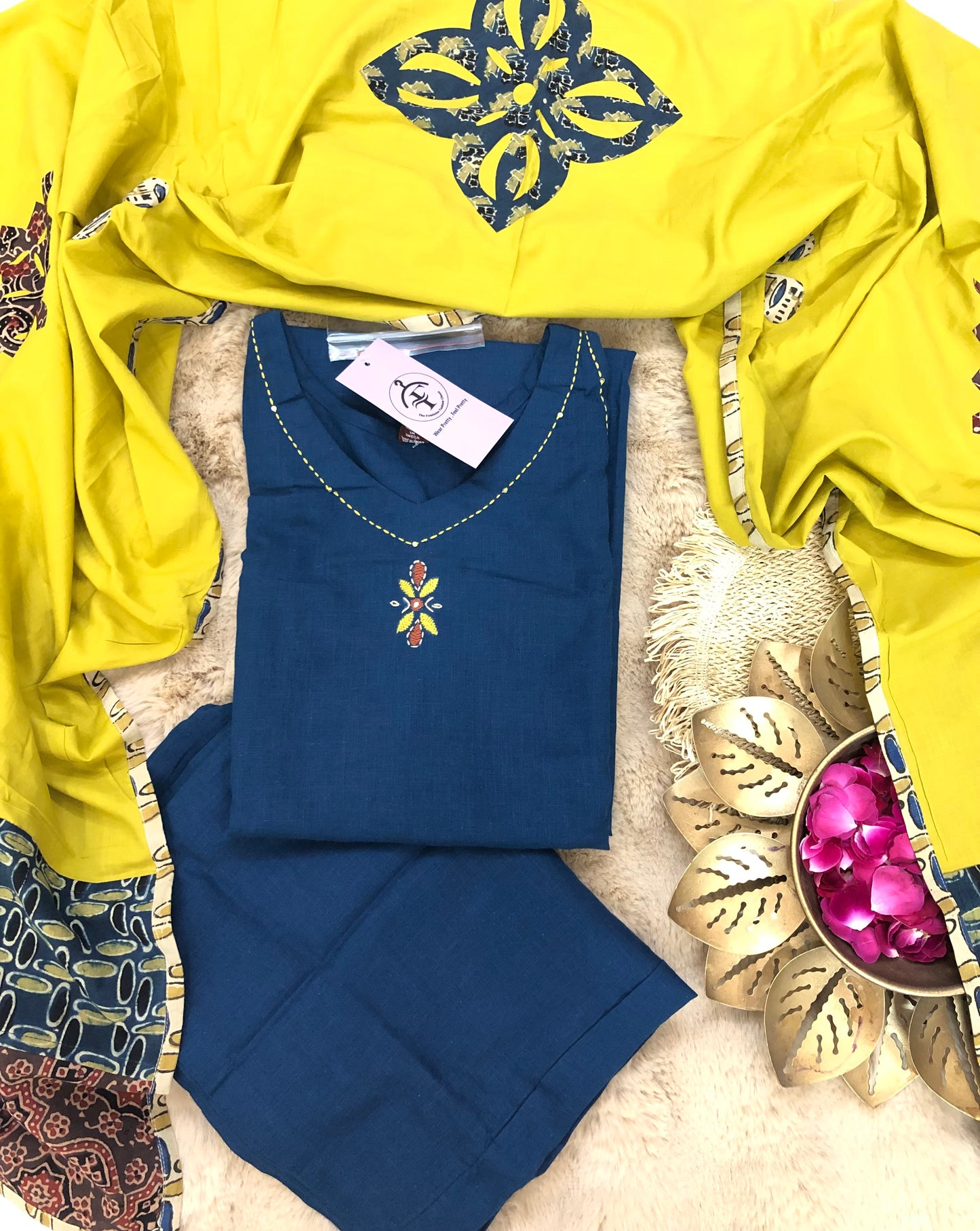 Blue Harmony Palazzo Set