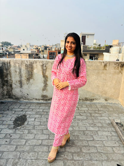 Pom-Pom Bliss Kurta Set