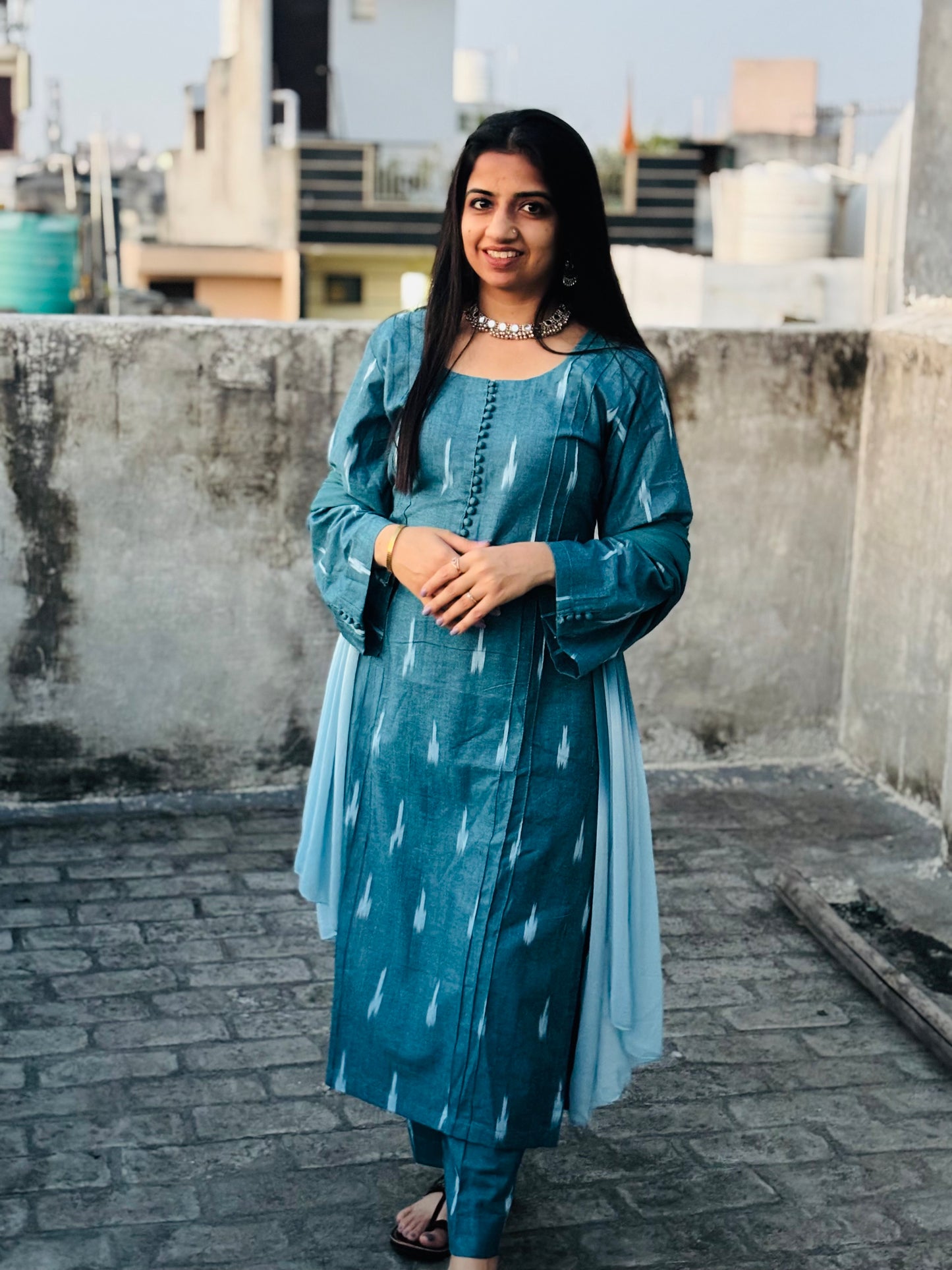 Ruhani Ikat Suit Set
