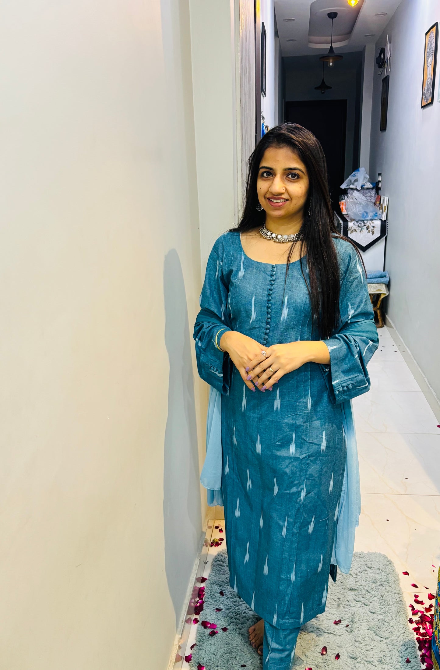 Ruhani Ikat Suit Set