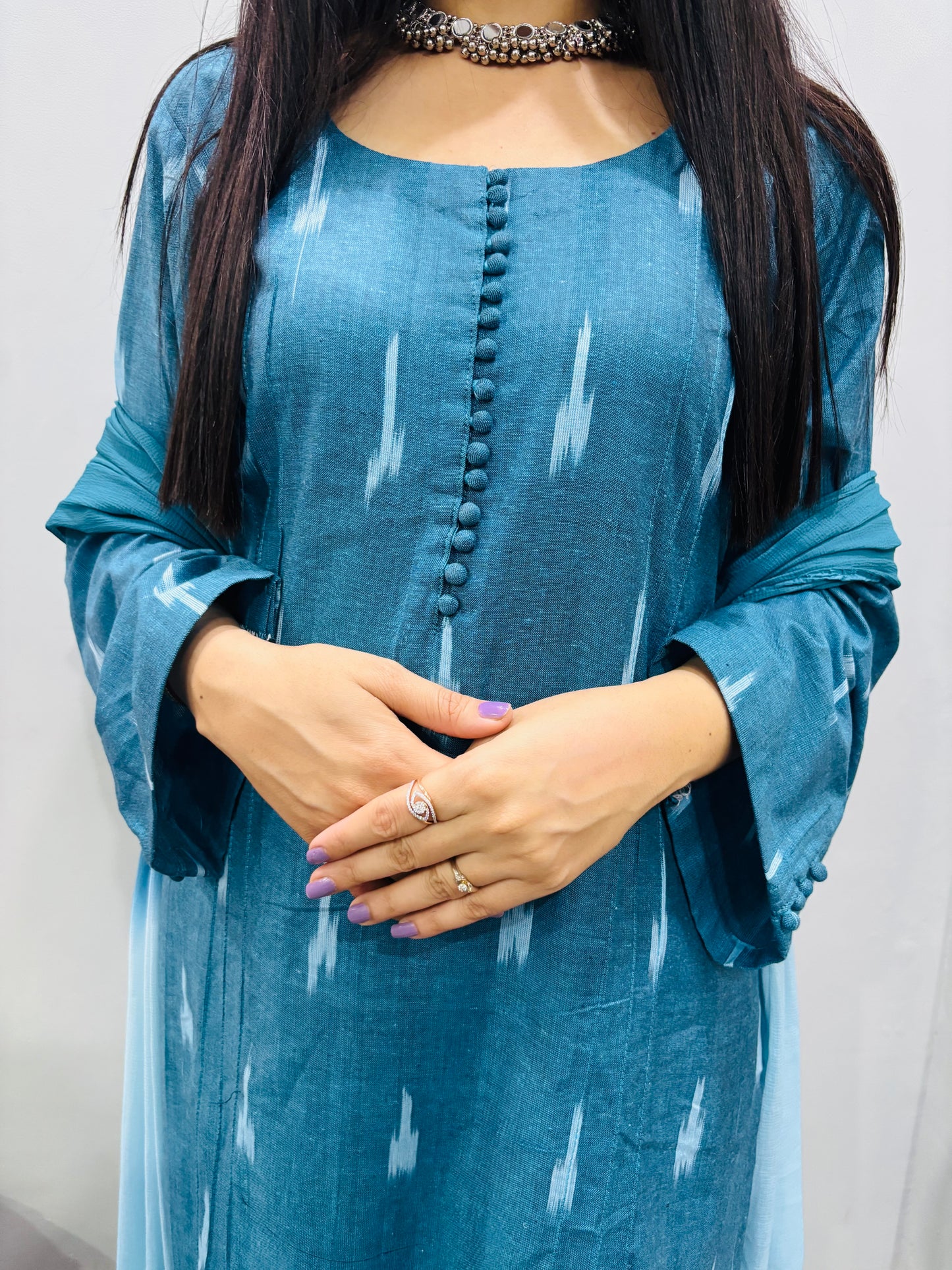 Ruhani Ikat Suit Set