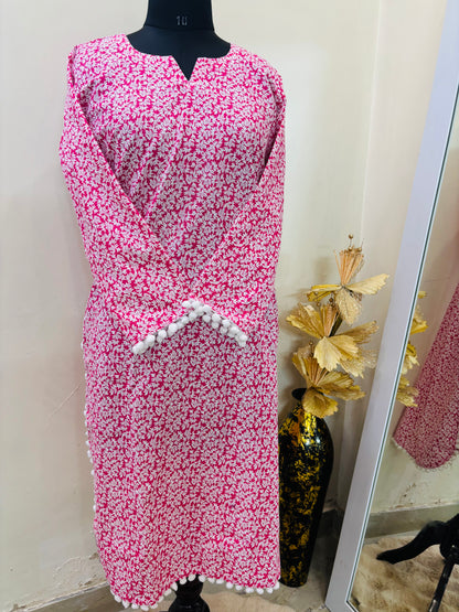 Pom-Pom Bliss Kurta Set