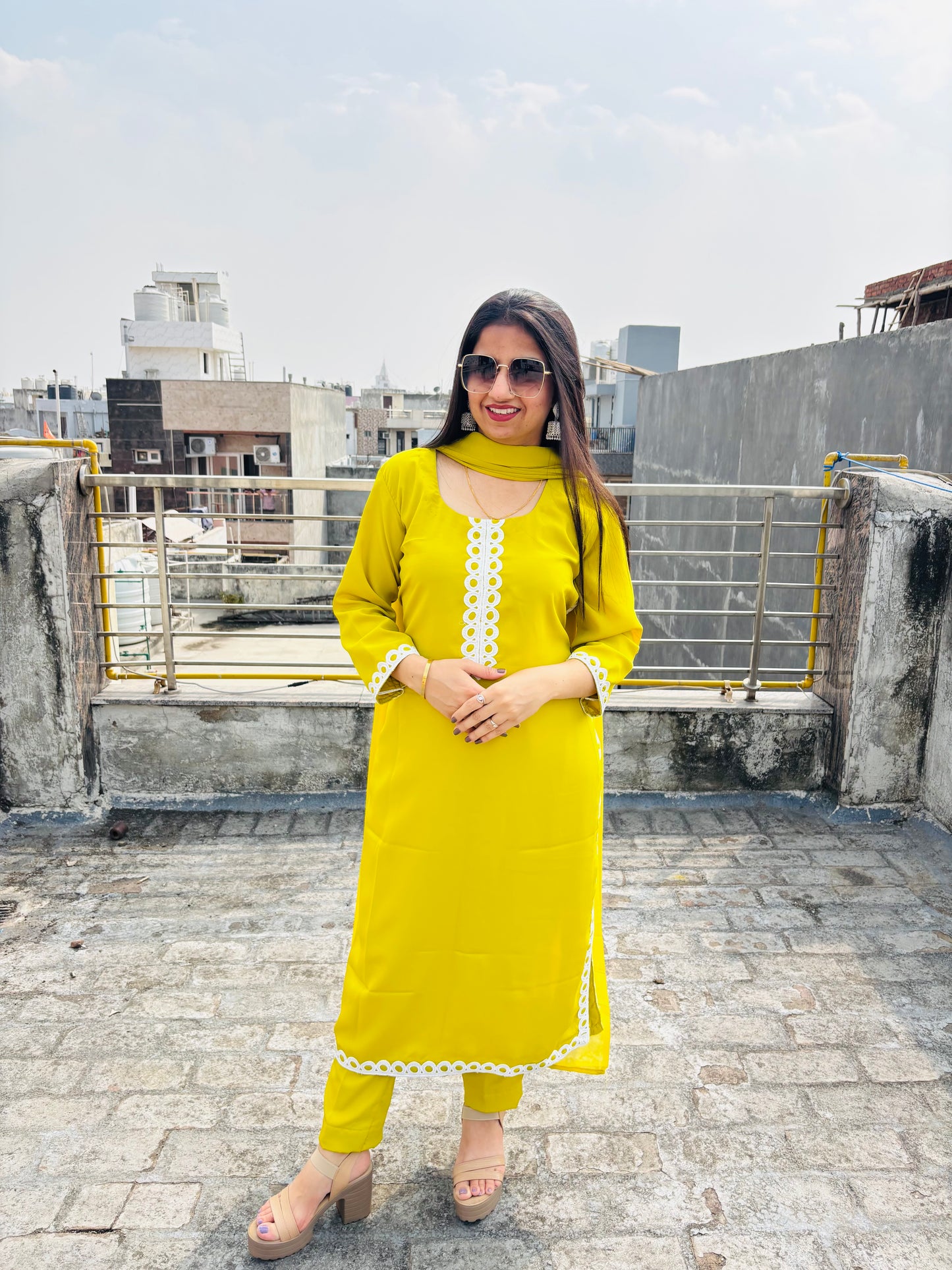 Lime Green Suit Set