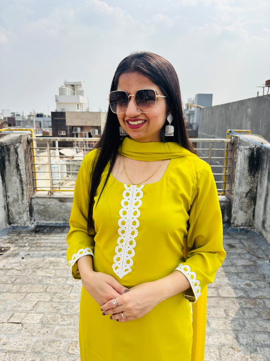 Lime Green Suit Set