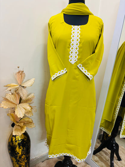Lime Green Suit Set