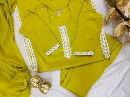 Lime Green Suit Set