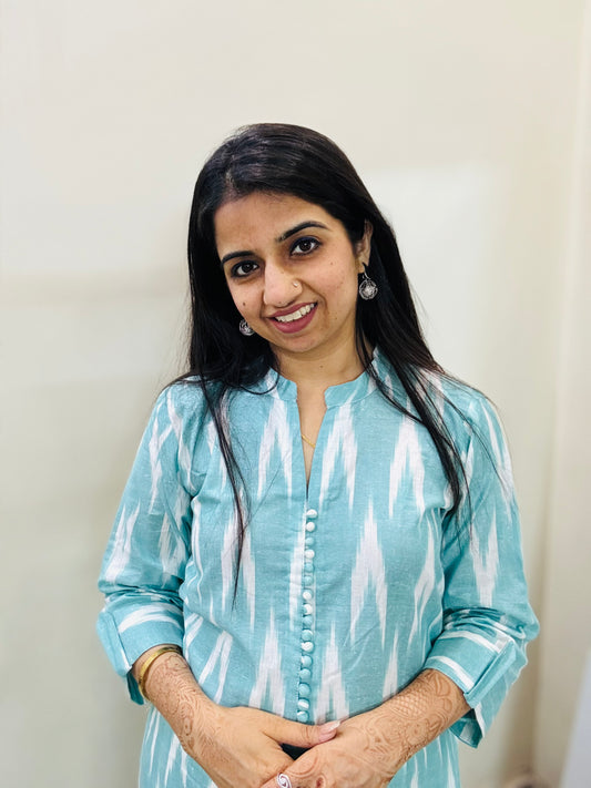 Ikat Elegance Kurta Set