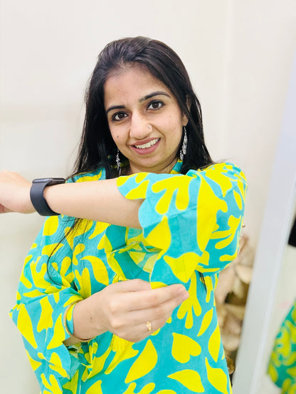 Lemon Leaf Co-ord Set
