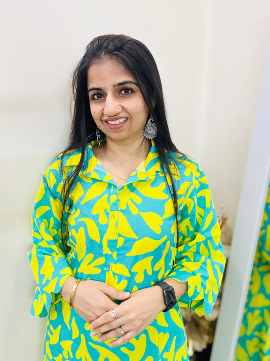 Lemon Leaf Co-ord Set