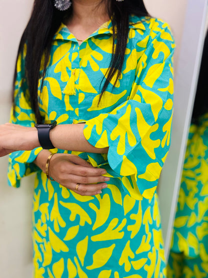 Lemon Leaf Co-ord Set