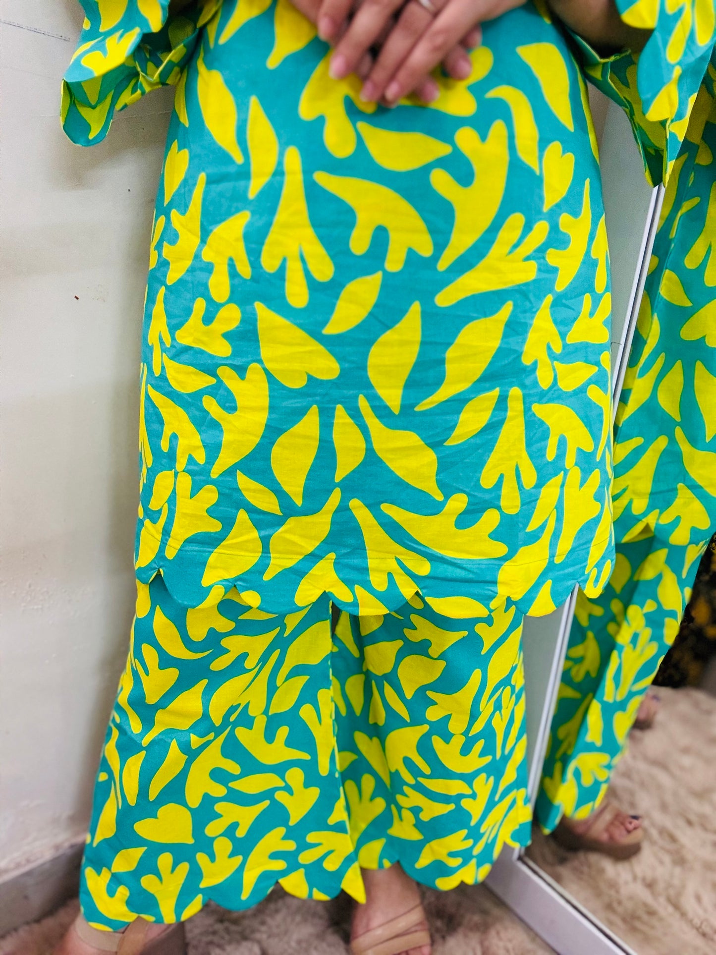 Lemon Leaf Co-ord Set
