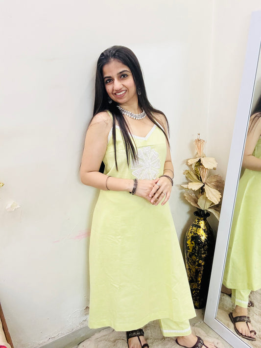 Patch Patola Kurta Set