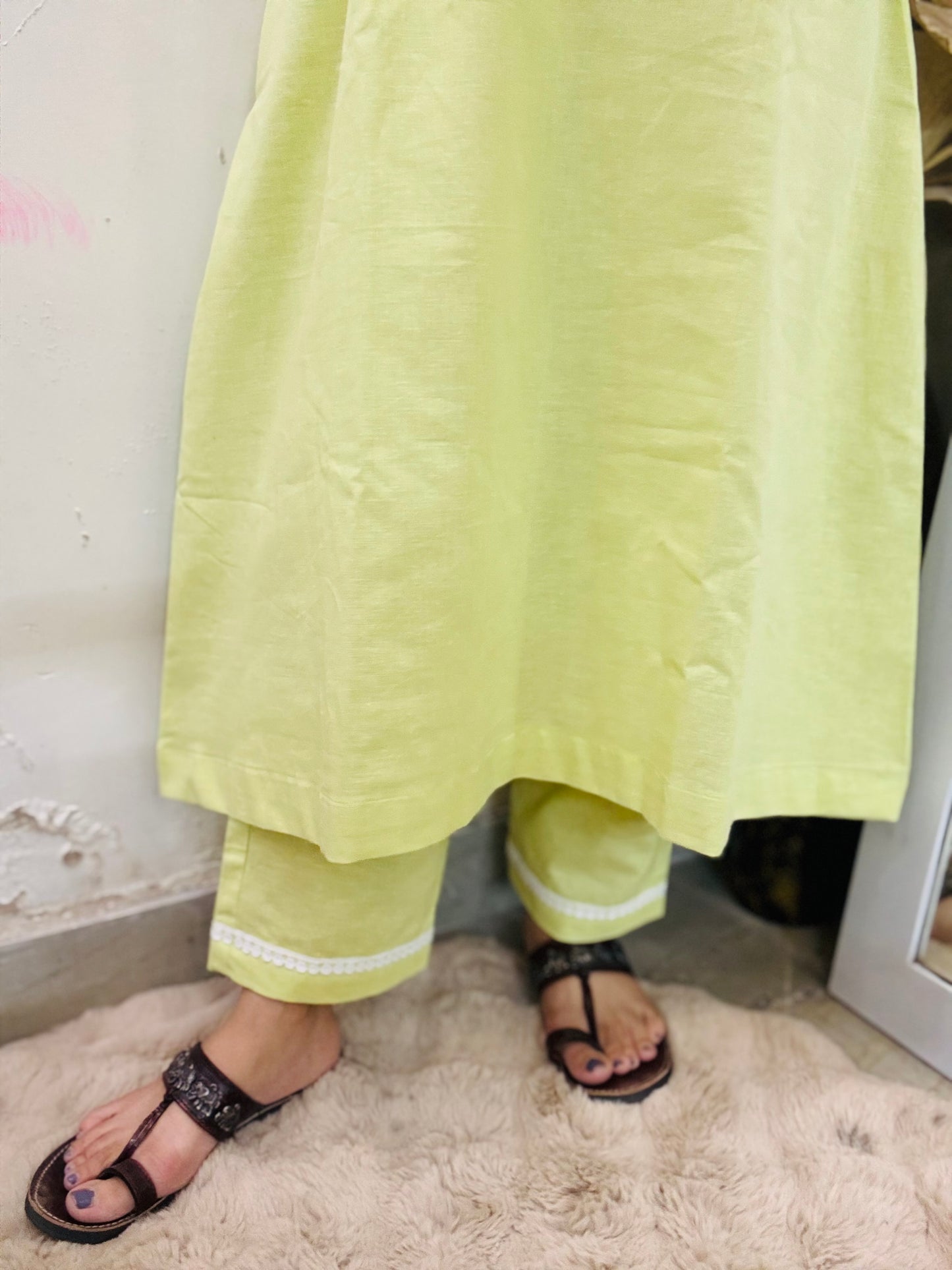 Patch Patola Kurta Set