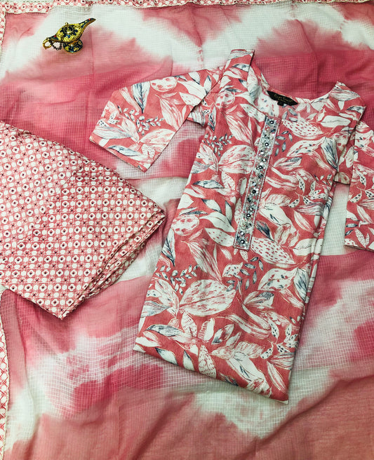 Peach Breeze Suit Set
