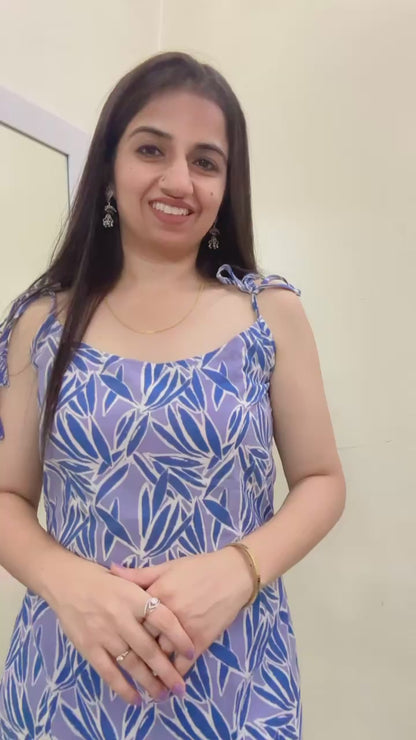 Lavender Breeze Strappy Kurti