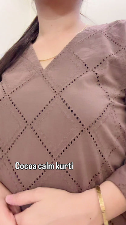 Cocoa Calm Kurti