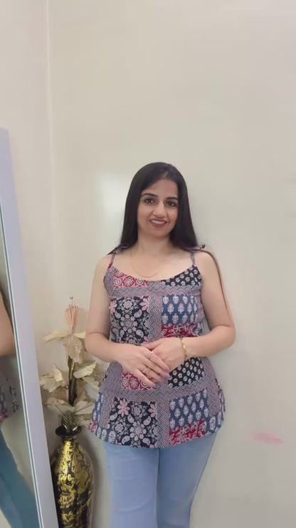 Strap Serenity Kurti Top
